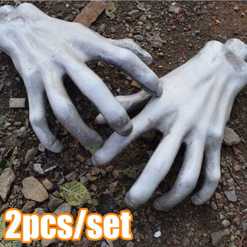Halloween-muoviset feikkikädet, 2 kpl