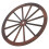 Décoration murale roue de chariot en bois 25 cm 1