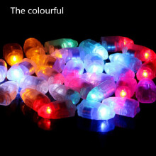 Luzes de balão LED multicoloridas submersíveis (pacote com 10)