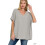Damesblouse met V-hals en dolmanmodel - Polyester, losse pasvorm 1