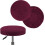 Lot de 2 housses rondes pour tabourets de bar – Velours extensible 1