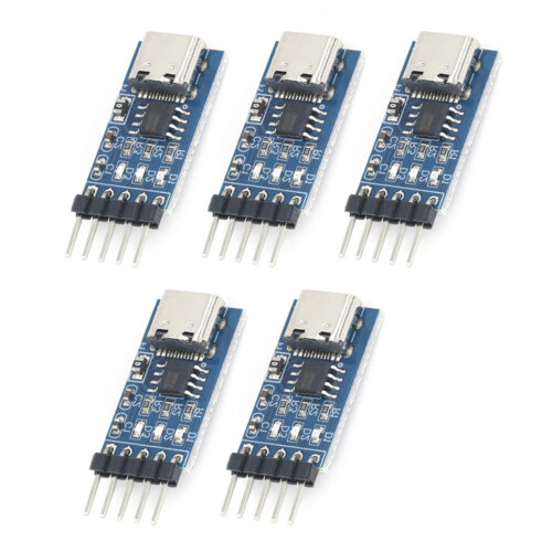 CH340N Type C USB naar TTL-adaptermodule met LED voor seriële-5