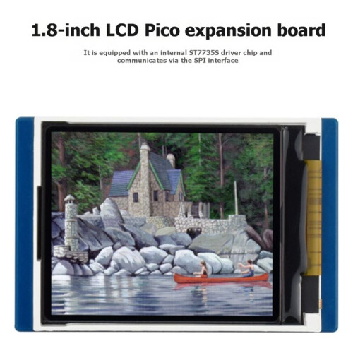 Módulo de Tela LCD  de 1,8 Polegadas para Raspberry Pi , Resolução 160x128, TFT, 65 Mil Cores RGB, Interface SPI, Driver ST7735S 1