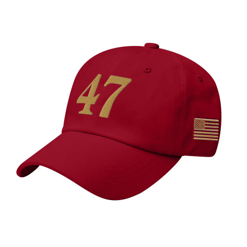 Casquette de Baseball brodée de durabilité, 47 modèles,-Rouge