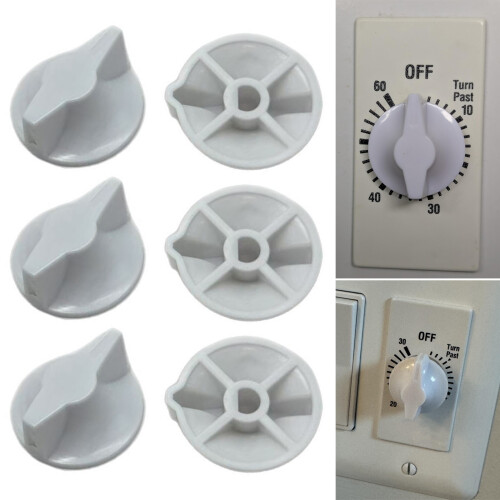 Plastic Rotary Switches Replacement Timer Switches Knob-1 pack 2