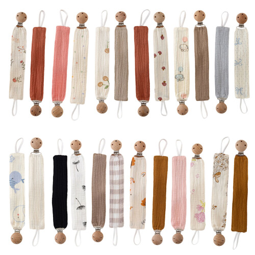 Gentle Baby Teether Holder Washable Cotton Cord Secure-K 1