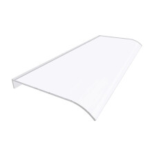 Polycarbonate Canopy for Doors & Balconies, 40x80cm