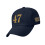 Comfortable Polyester Snapbacks Hat Embroidered 47-Navy Blue 1