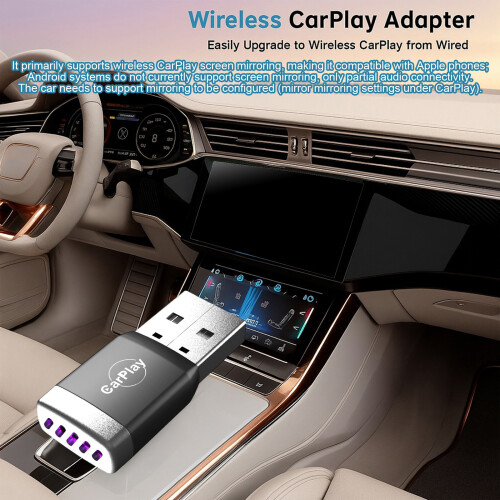 Auto High Clear Screen Mirroring Adapter Draadloze 1