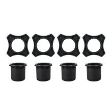 High Density Sponge Mic Cover NonSlip Grip Rings Enhances-Black