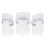 Witte plastic waterdispenser voor parkieten. 1