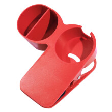 Soporte para tazas de escritorio con clip Lmueinov – Agarre de silicona antideslizante