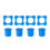 Premium AntiSlip Mic Rings Holder Protective Sleeve for-Blue 1
