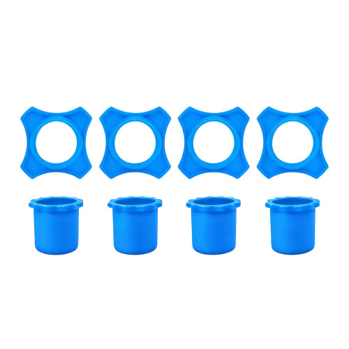 Premium AntiSlip Mic Rings Holder Protective Sleeve for-Blue