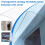Polycarbonate Canopy for Doors & Balconies, 40x80cm 2