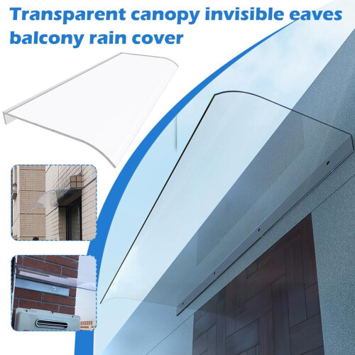 Polycarbonate Canopy for Doors & Balconies, 40x80cm 1