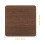 Glass coaster rustic wooden square 4 pcs 5