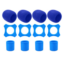 Housse universelle en éponge pour Microphone,-Bleu 3 pièces