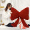 Red Bow Ribbon Sofa Pillow Cushion 4