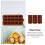 Conjunto de 3 Moldes de Silicone para Chocolate com Design de Coroa 5