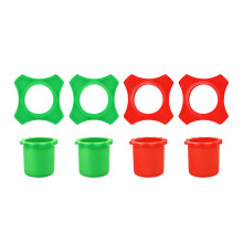 Premium AntiSlip Mic Rings Holder Protective-Green 2 Red 2