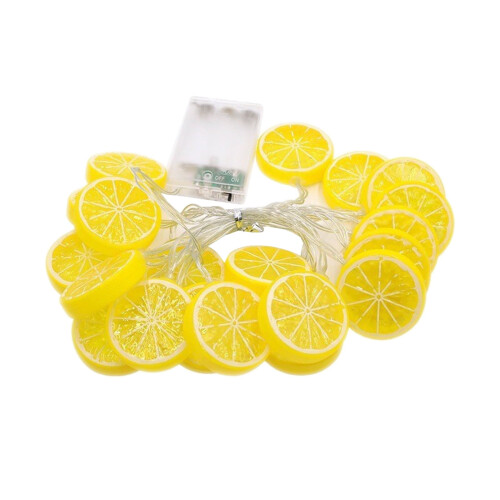 LED Lemon String Lights for School Home Decor 1.5m 10-Light 1
