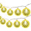 Lemon Slice LED String Lights, 59 in, Warm Glow, Battery 4