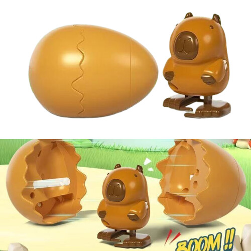 Windup Capybara Mechanical Eggs Toy Children Educational 2