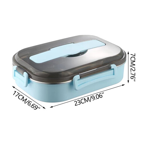 Stainless Steel Lunch Box with Insulated Compartments 1