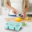Bento Lunch Box 4-Compartment Reusable Stackable Container 4
