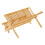 Bamboo Dish Drying Rack 2-Tier Foldable 2