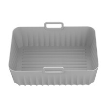 Bandeja retangular reutilizável para fritadeira de 8,5 polegadas