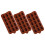 Conjunto de 3 Moldes de Silicone para Chocolate com Design de Coroa 1