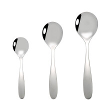 Poaug Stainless Steel Soup Spoons 6-Piece Set