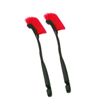 2 stuks autowielband detailleringsborstel-Rood