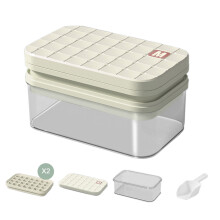 Kayannuo Ice Block Tray 28-Cavity Press-Out Silicone Mold