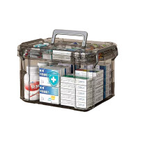 Kunststoff-Medizin-Aufbewahrungsbox, großes Fassungsvermögen,-L