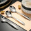 Stainless Steel Cooking Spoon Set Large Medium Small 2