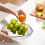 Transparent PET Square Plates 4-Pack 4