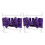 Ceintures de chaise élastiques et extensibles avec nœud-Prune 1