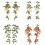 Flower Lace Embroidery Appliques Sewing on Polyester Thread-L 6