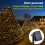Solar lichtslingers van 7 meter, 50 LED's, IP65 waterdicht 3