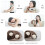 Portable Heated Neck Pillow Massagers, Rechargeable-pink 2