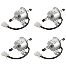 4X 12V Fuel Feed Pump Electronic Fuel Pump for 4TNV88 3TNV88 4TNV84 Excavator 129612-52100 4855-1001