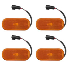4X Side Light Yellow Lamp Lens for Transit MK8 2014 2015 2016 2017 2018 2019 2020 2021 1832493 BK31-15442-CB