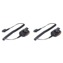 2X PTT Handheld Mic Microphone for  HYT PD702 PD700 PD700G PD780 PD780G PD780GM PD782 Walkie Talkie Two Way Radio