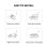 16Pcs for  Model 3 Car Door Open Exit Sticker Luminous Button Sticker Kit 10