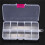 12pcs 10 Grid Electronic Component Parts Kits Plastic Storage Box Case 6