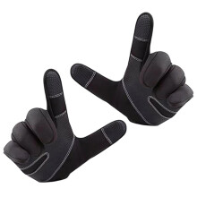 Full Finger Ski Snowboard Gloves Nonslip Thermals Glove-Black M