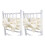 2Pcs Chair Sashes with Large Bows for Engagements-Beige 1